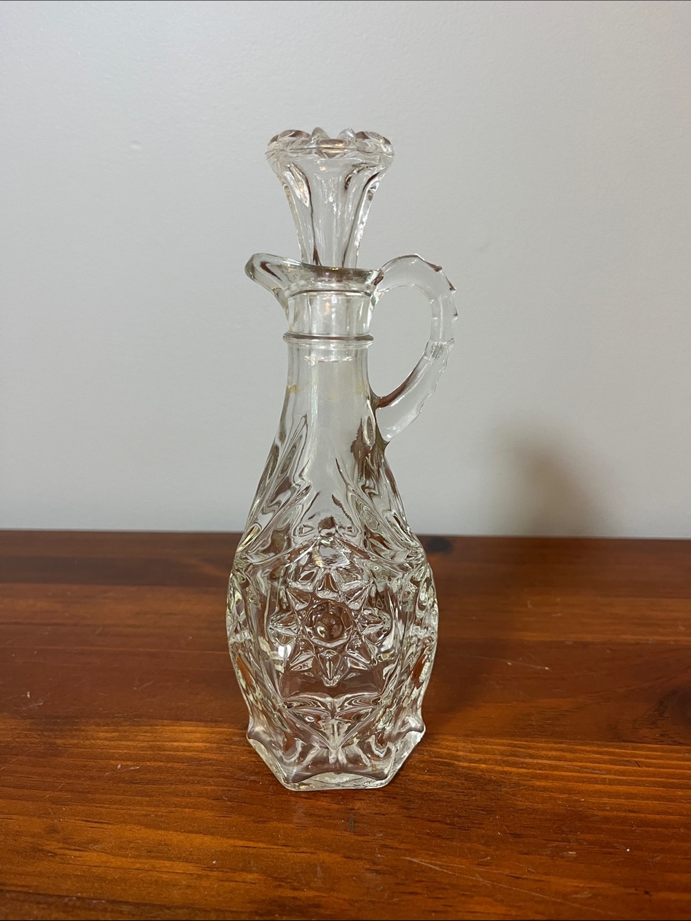 Vintage Anchor Hocking Oil & Vinegar Cruet